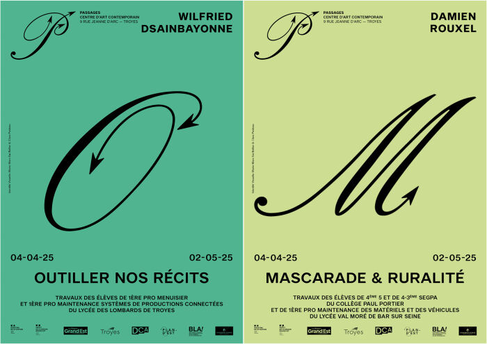 Affiche expo Identité Visuelle : Marie-Mam Sai Bellier & Clara Pasteau