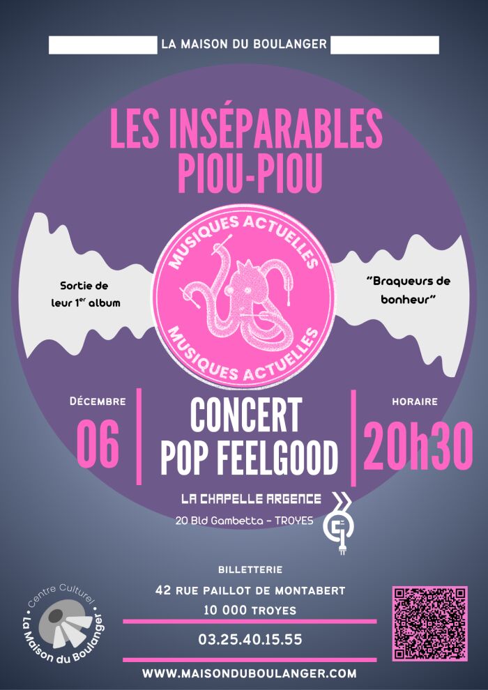 Les Inséparables Piou Piou_Troyes La Maison du Boulanger