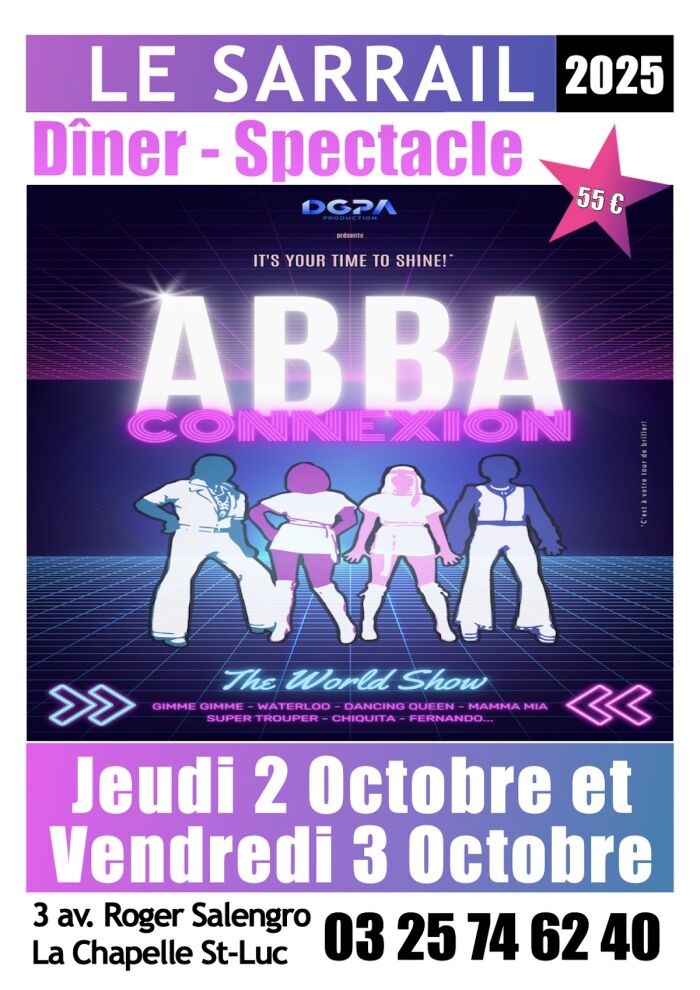 AFFICHE ABBA CONNEXION Le Sarrail