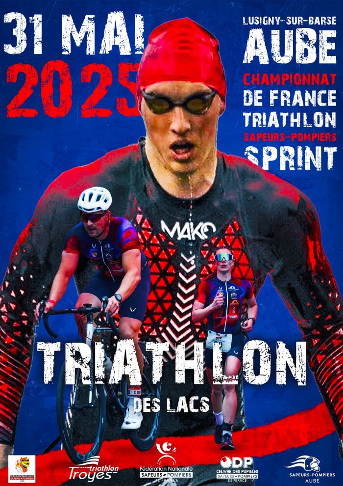 Championnat de France Triathlon Sapeurs-Pompiers Sprint_Lusigny-sur-Barse SDIS 10