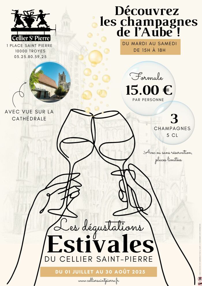affiche dégsutations Cellier Saint-Pierre