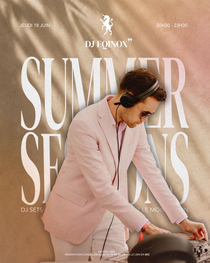 affiche summer sessions © DJ Eqinox