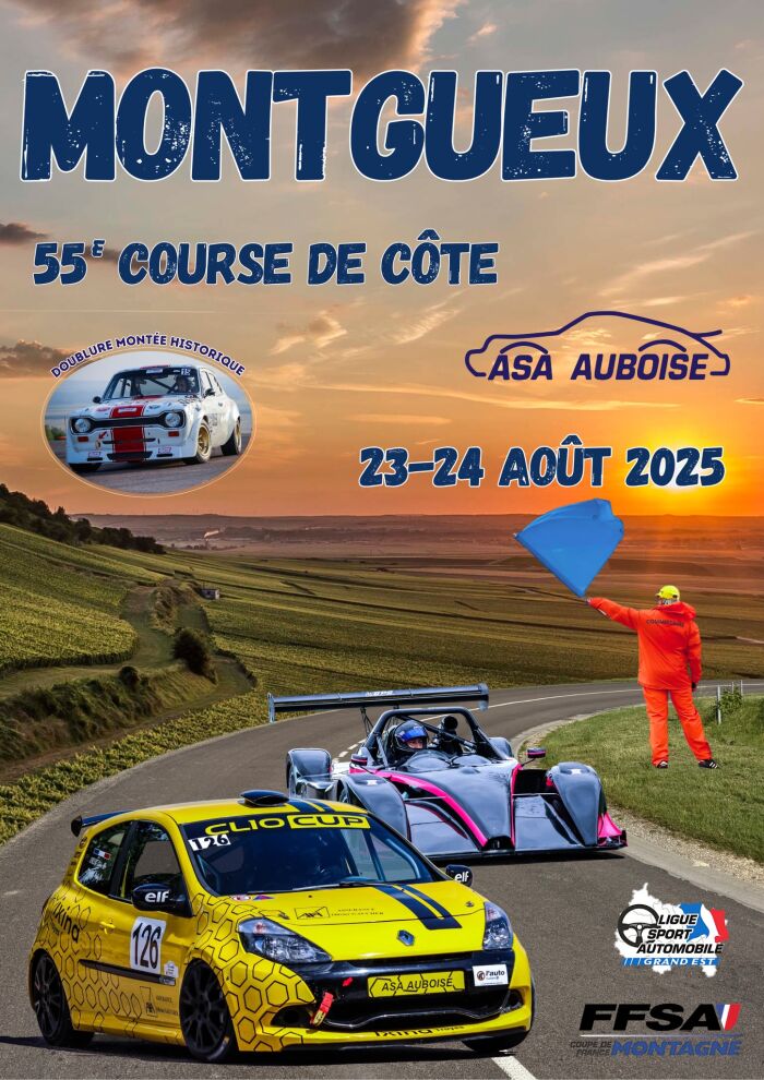 affiche course de côte ASA Auboise