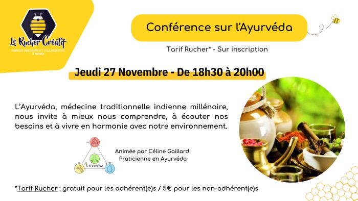 visuel conférence Le Rucher Créatif