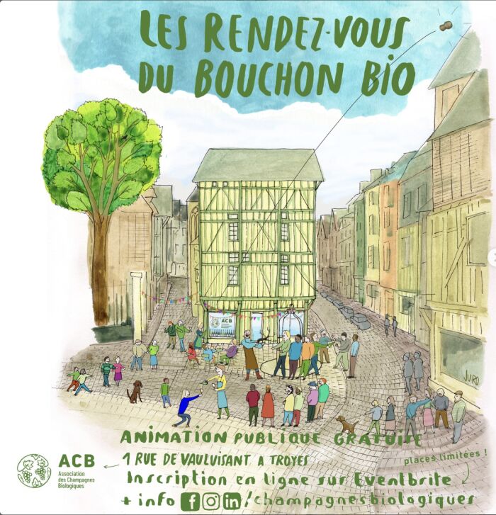 Affiche Rendez-vous du Bouchon Bio Julien Robert