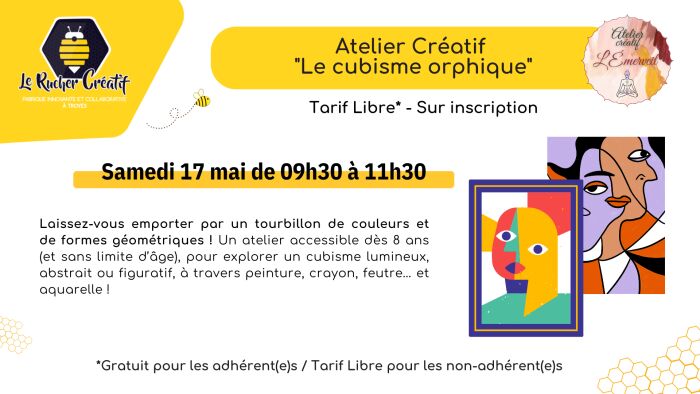 visuel atelier créatif Le Rucher Créatif