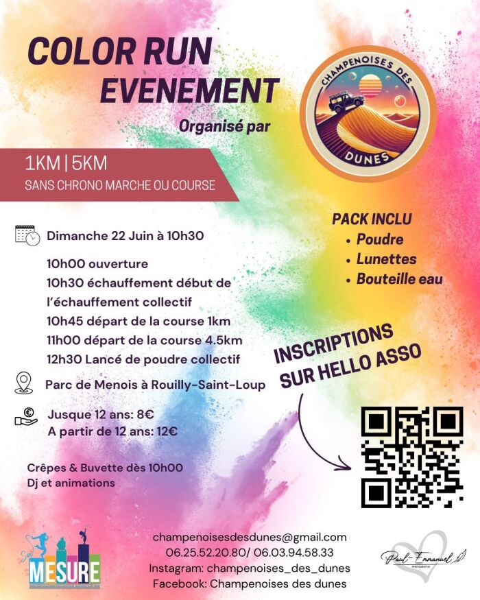Color Run_Rouilly-Saint-Loup Champenoises des dunes