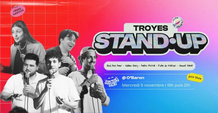 Line-up du 5 novembre Carton Comedy