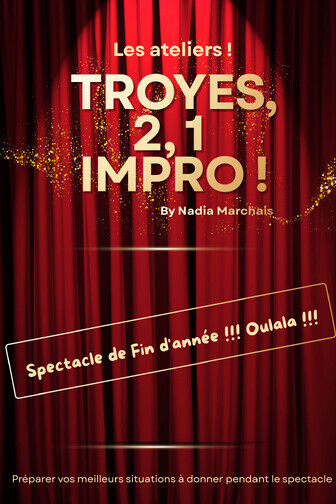 Affiche spectacle Le Troyes Fois Plus à l'Ouest
