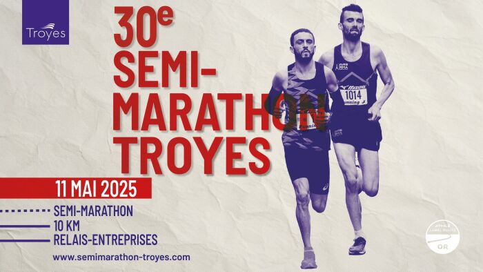 visuel semi-marathon Ville de Troyes