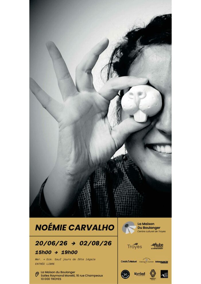 Affiche expo de Noémie Carvalho_Troyes ©Noémie Carvalho / La Maison du Boulanger