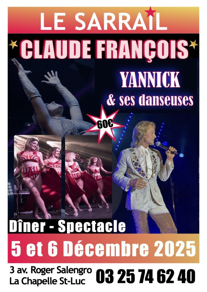 affiche show claude françois Le Sarrail