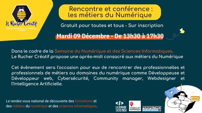visuel conférence Le Rucher Créatif