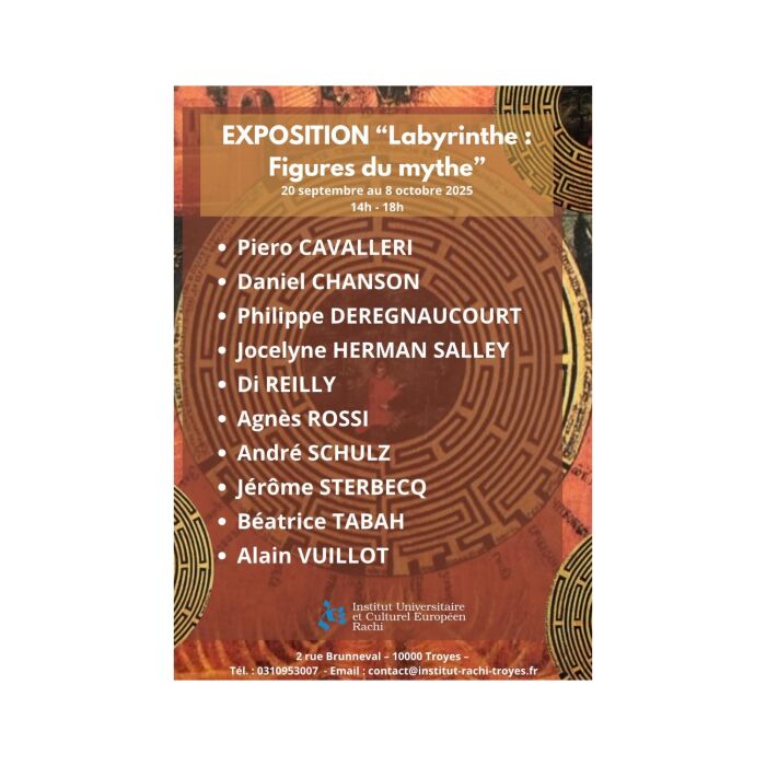 Affiche Expo labyrinthe D C