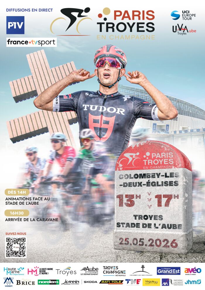 affiche course paris troyes © Belair Clap