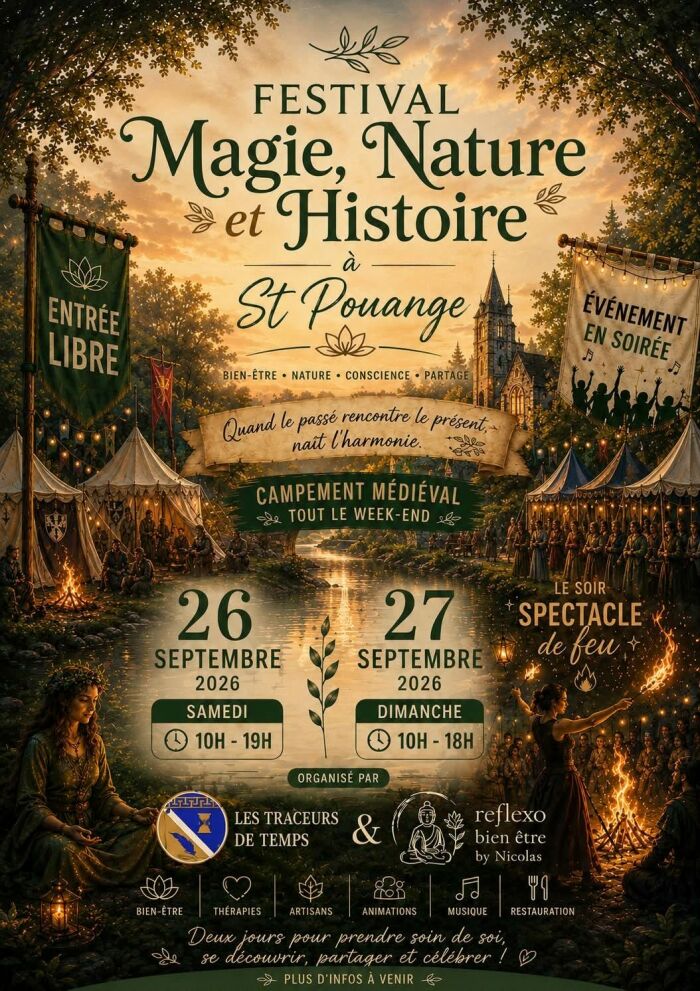Affiche festival Magie, Nature et Histoire.jpg La Guilde des Traceurs de Temps