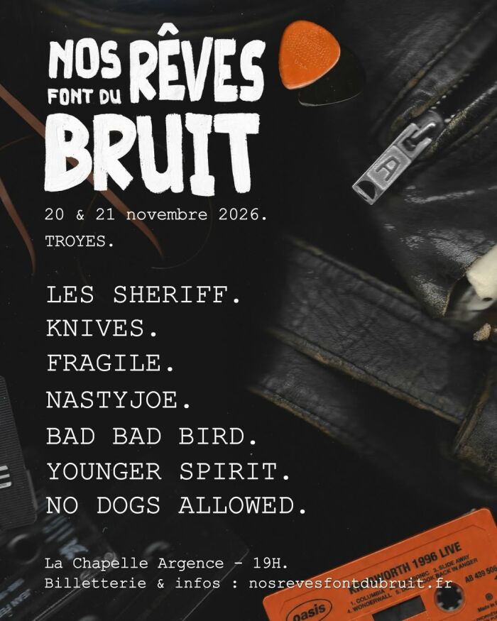 affiche nos rêves font du bruit Matthis Chapotot
