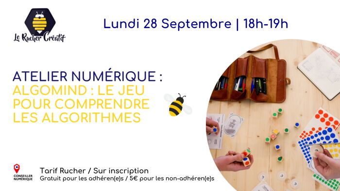 affiche algo-mind Le Rucher Créatif