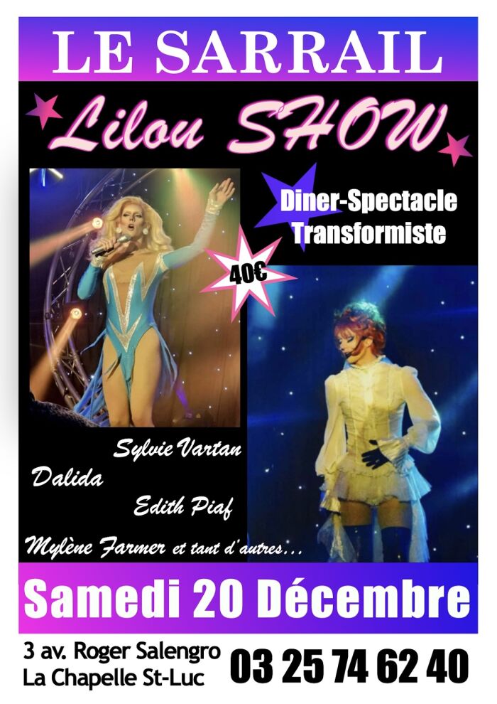 affiche soirée lilou Le Sarrail