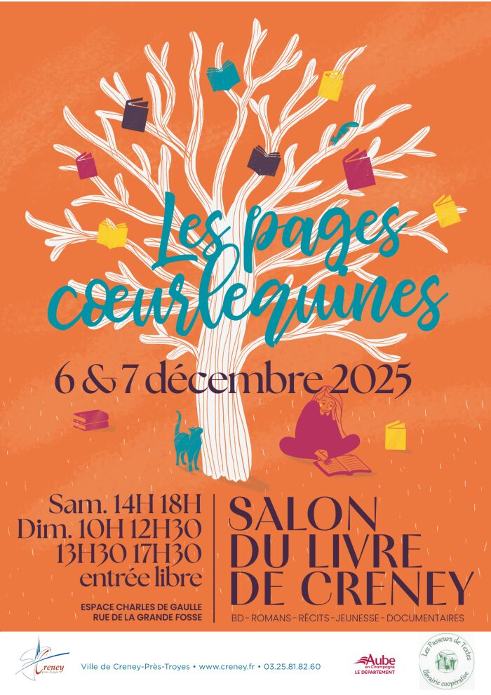 affiche salon du livre DR - Mairie de Creney