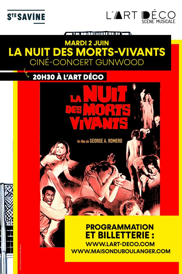 affiche nuit des morts vivants Mairie de Sainte-Savine / photo ©(les monteurs) Les Frères Berner