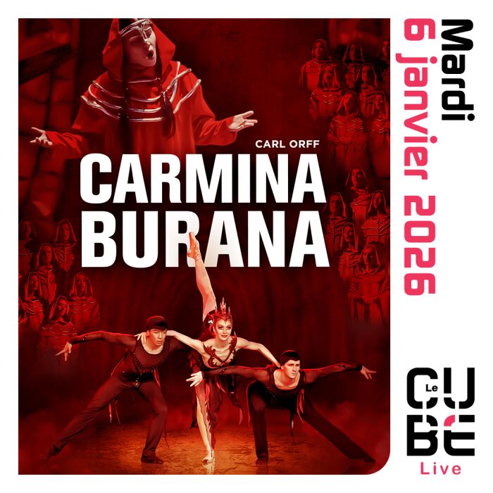 Affiche Carmina Burana Communication Le Cube Troyes