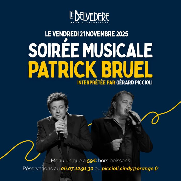 affiche soirée musicale © V. Carillon - Le Belvédère affiche soirée musicale © V. Carillon - Le Belvédère