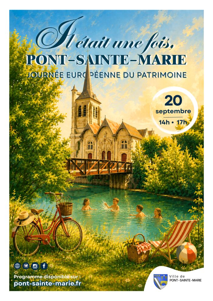 affiche JEP Pont Ste Marie Ville de Pont Sainte-Marie
