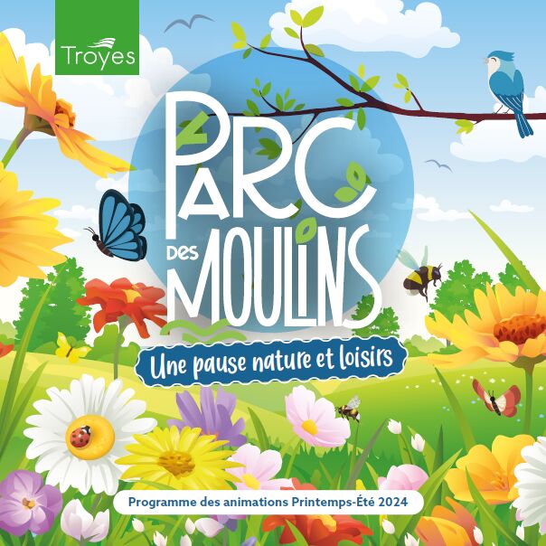 Visuel animations printemps-été 2024 © Ville de Troyes