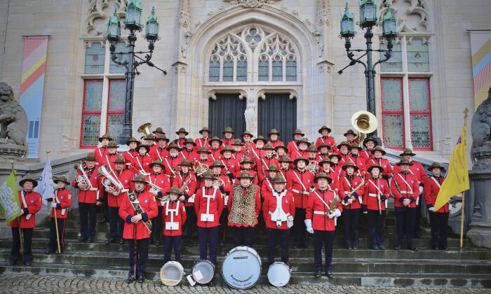 photo de groupe scoutsharmonie Geert Recour