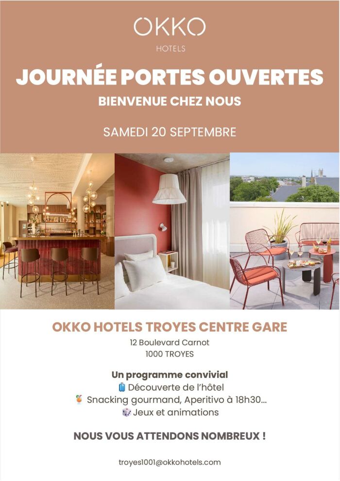 Portes Ouvertes de l'OKKO Hôtels Troyes Centre_Troyes OKKO Hôtels Troyes Centre