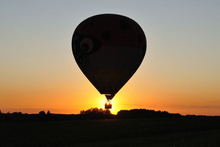 Montgolfière Evasion - vue nuit Montgolfière Evasion