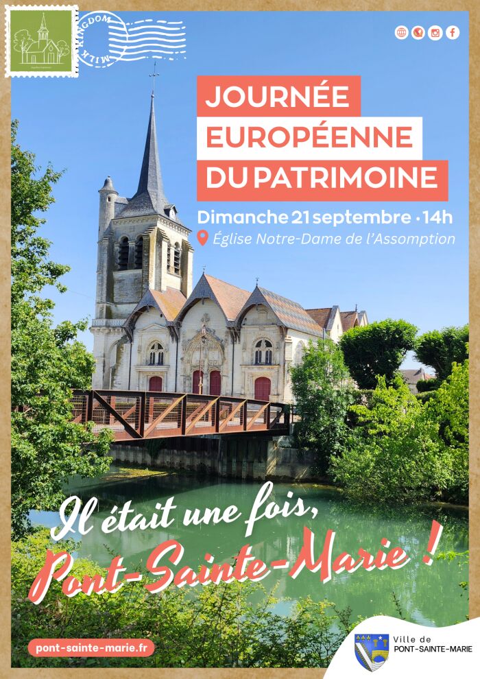 affiche JEP Pont Ste Marie Ville de Pont Sainte-Marie