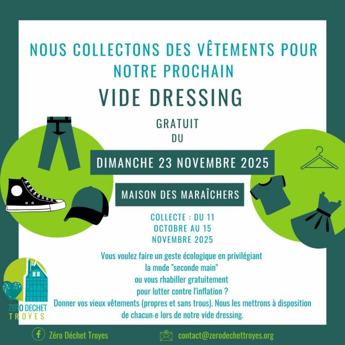 Vide-dressing Zéro Déchet_Troyes Zéro déchet Troyes Vide-dressing Zéro Déchet_Troyes Zéro déchet Troyes