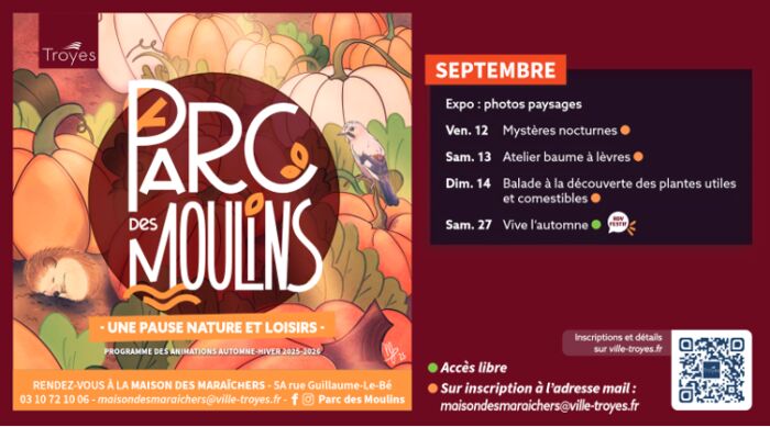 Visuel animations septembre Ville de Troyes
