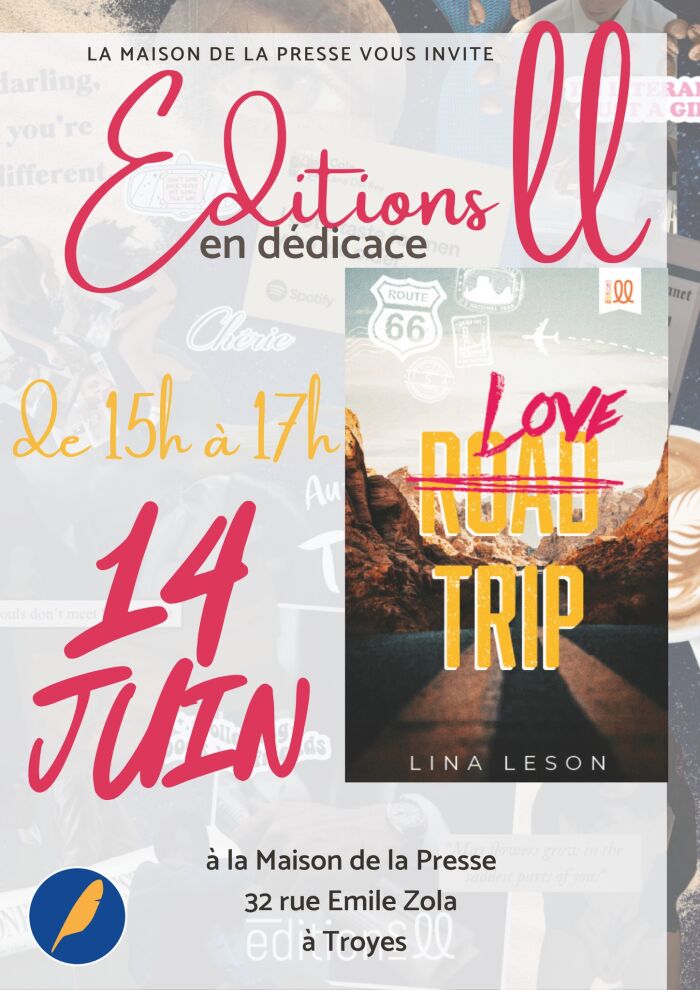 Affiche dédicace Odile Levert Editons LL