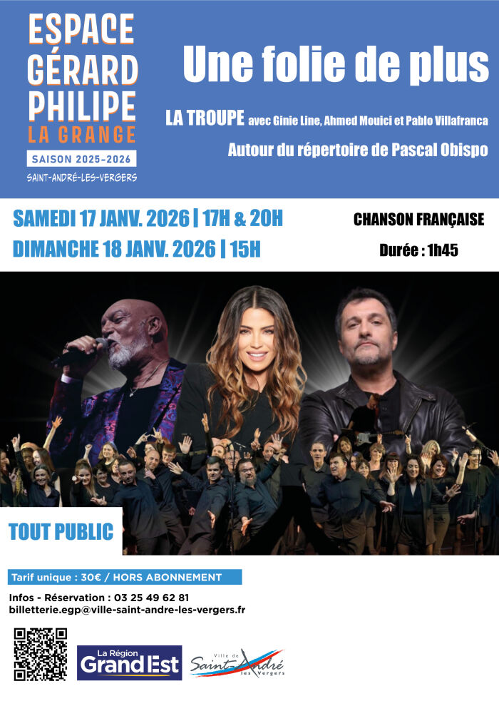 Affiche UFDP Service communication Ville de St André les Vergers - ©La Troupe