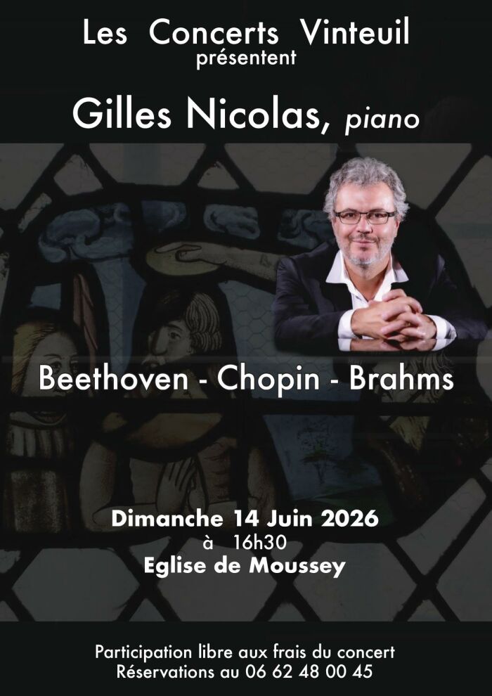 Les Concerts Vinteuil : Gilles Nicolas_Moussey Concert Vinteuil