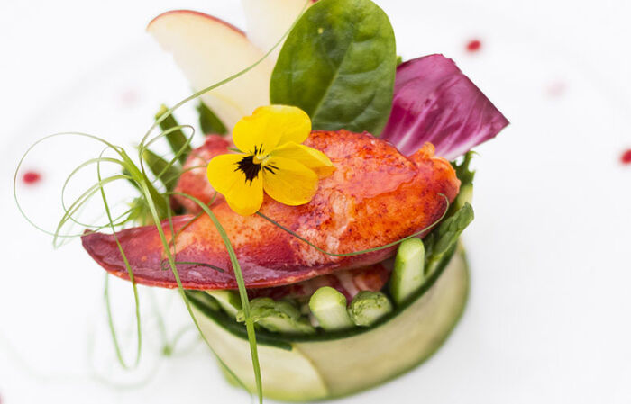 plat homard.jpg Auberge du lac