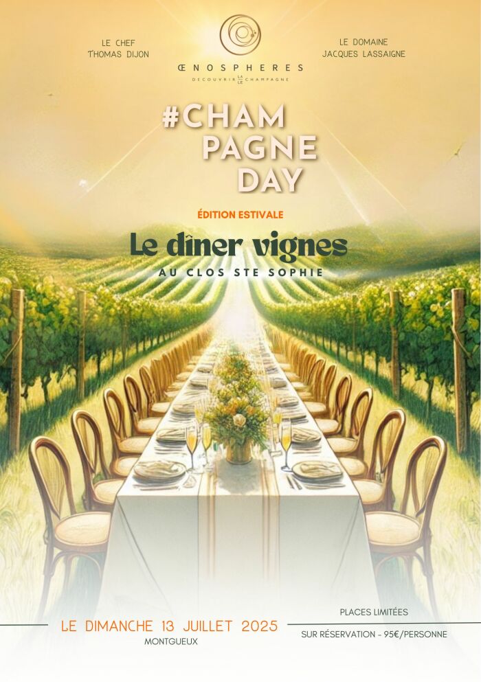 affiche le dîner vignes © OenoSpheres