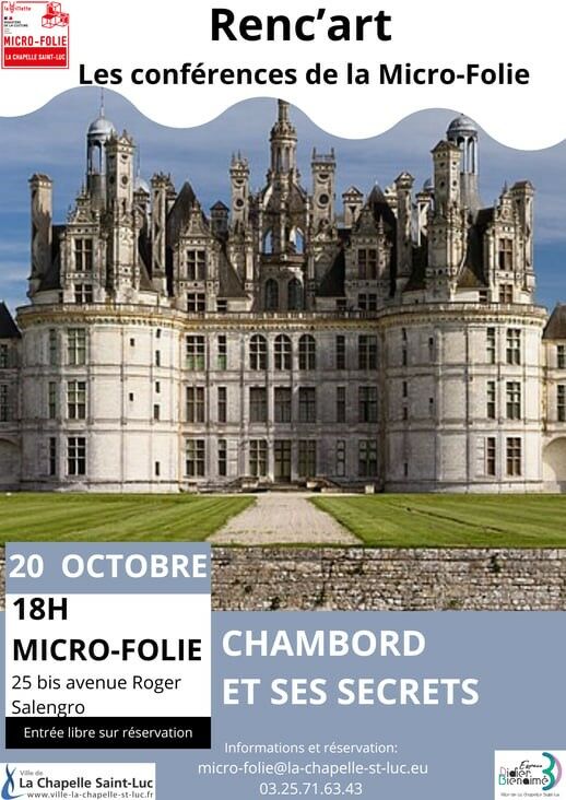 affiche renc'art Micro-Folie - Ville de La Chapelle Saint-Luc