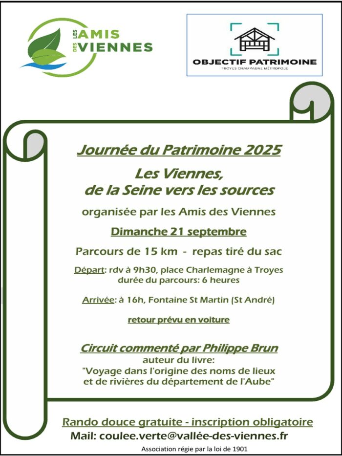 affiche jep amis de la coulée verte Amis des Viennes