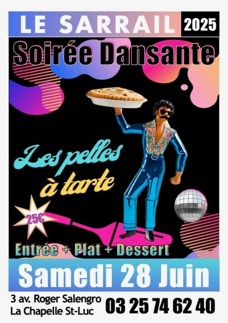 Affiche soirée dansante Le Sarrail