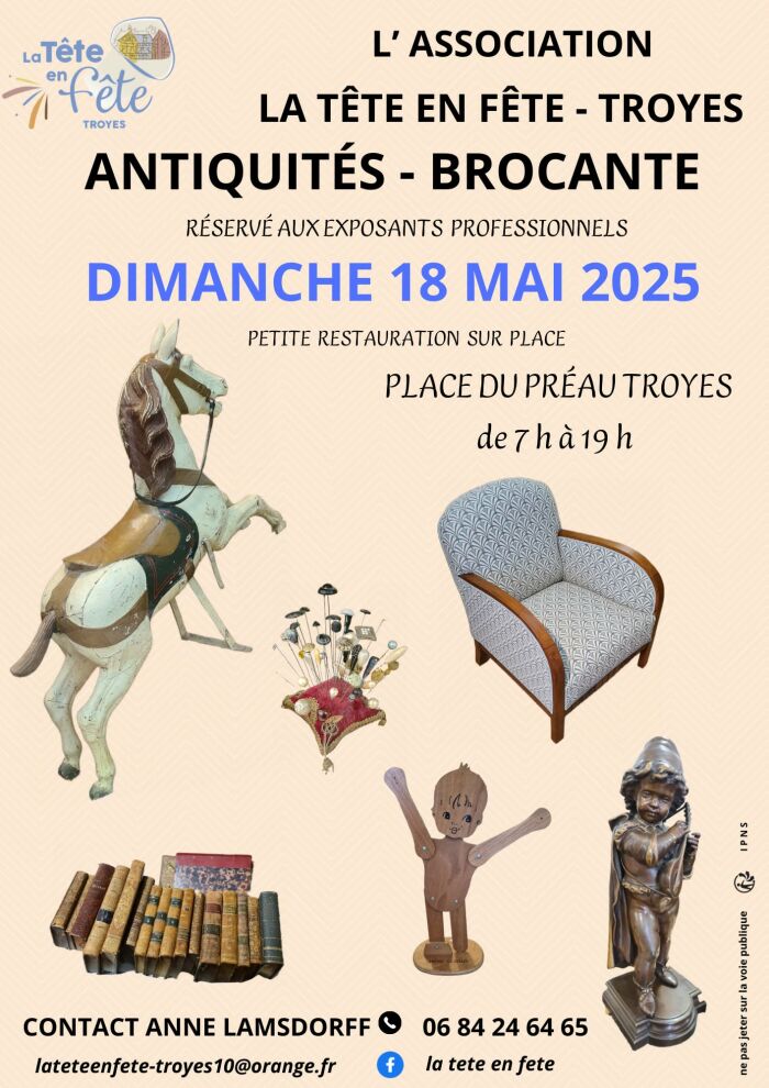 Affiche brocante ©Anne Lamsdorff