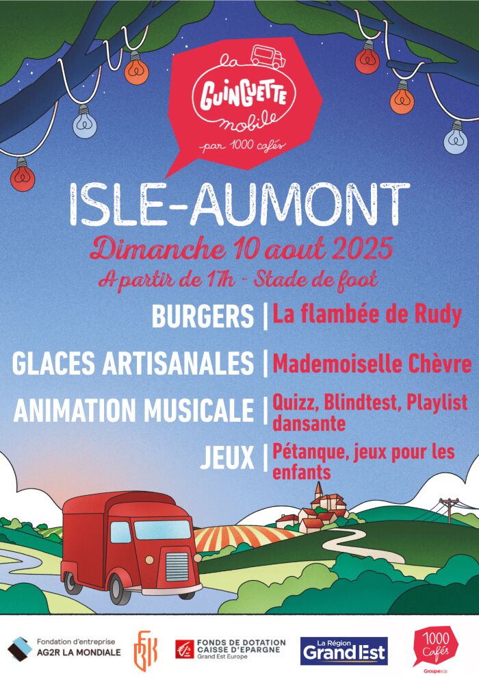 affiche guinguette Corentin  David