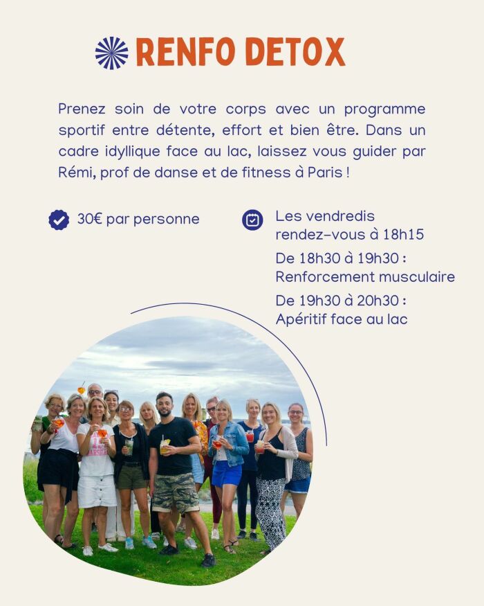 Affiche renfo detox Le Belvédère