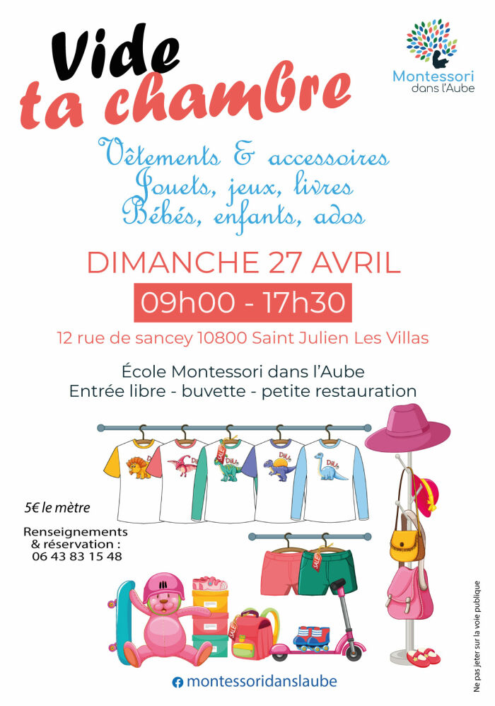 affiche vide ta chambre Montessori dans l'Aube