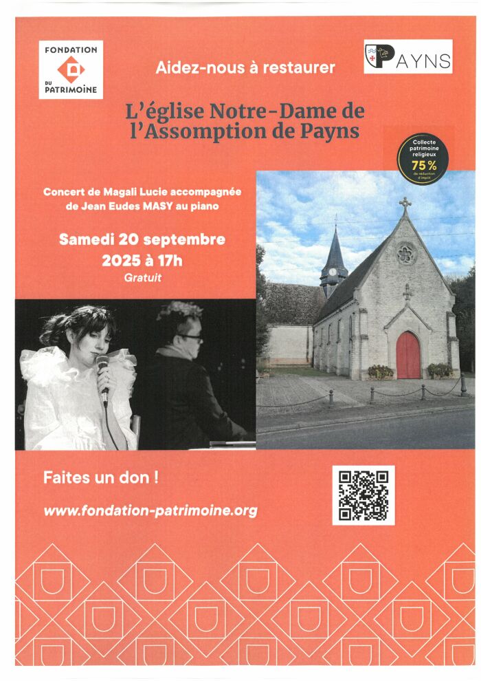 affiche concert Mairie de Payns