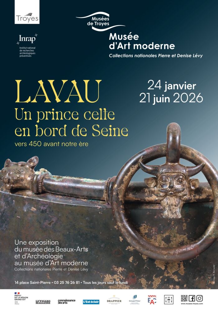 Affiche expo lavau ©Inrap. R. Bernadet