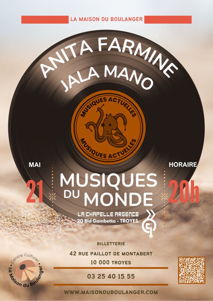 Concert musiques du monde_Troyes La Maison du Boulanger